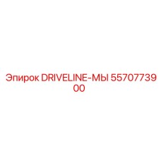5570773900 DRIVELINE-МЫ Epiroc