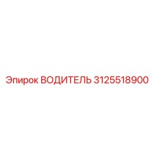3125518900 ВОДИТЕЛЬ Эпирок