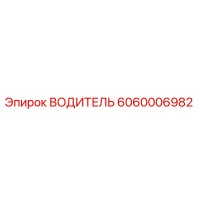 6060006982 ВОДИТЕЛЬ Epiroc