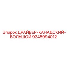 9245994012 ДРАЙВЕР-КАНАДСКИЙ-БОЛЬШОЙ Epiroc