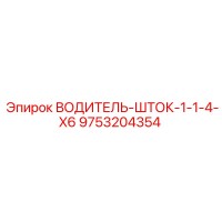 9753204354 ВОДИТЕЛЬ-ШТОК-1-1-4-X6 Epiroc