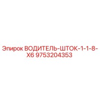 9753204353 ВОДИТЕЛЬ-ШТОК-1-1-8-X6 Epiroc