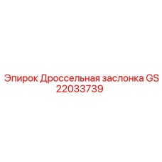 GS22033739 Дроссельная заслонка Epiroc