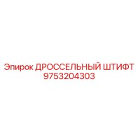 9753204303 ДРОССЕЛЬНЫЙ ШТИФТ Epiroc