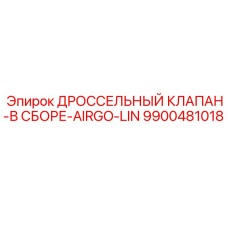 9900481018 ДРОССЕЛЬНЫЙ КЛАПАН-В СБОРЕ-AIRGO-LIN Epiroc