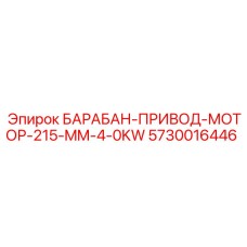 5730016446 БАРАБАН-ПРИВОД-МОТОР-215-MM-4-0KW Epiroc