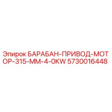 5730016448 БАРАБАН-ПРИВОД-МОТОР-315-MM-4-0KW Epiroc