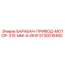 5730016450 БАРАБАН-ПРИВОД-МОТОР-315-MM-4-0KW Epiroc