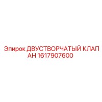 1617907600 ДВУСТВОРЧАТЫЙ КЛАПАН Epiroc
