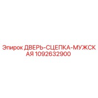 1092632900 ДВЕРЬ-СЦЕПКА-МУЖСКАЯ Epiroc