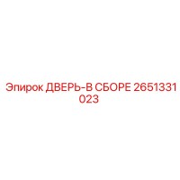 2651331023 ДВЕРЬ-В СБОРЕ Epiroc