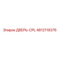 4812119376 ДВЕРЬ-CPL Epiroc