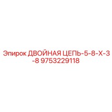 9753229118 ДВОЙНАЯ ЦЕПЬ-5-8-X-3-8 Epiroc