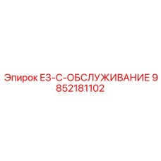 9852181102 E3-C-ОБСЛУЖИВАНИЕ Epiroc