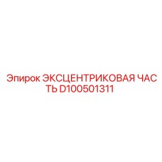 D100501311 ЭКСЦЕНТРИКОВАЯ ЧАСТЬ Epiroc