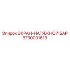5730001613 ЭКРАН-НАТЯЖНОЙ БАР Epiroc