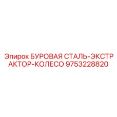 9753228820 БУРОВАЯ СТАЛЬ-ЭКСТРАКТОР-КОЛЕСО Epiroc