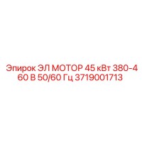 3719001713 ЭЛ МОТОР 45 кВт 380-460 В 50/60 Гц Epiroc