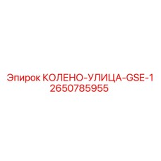 2650785955 КОЛЕНО-УЛИЦА-GSE-1 Epiroc