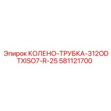 581121700 КОЛЕНО-ТРУБКА-312ODTXISO7-R-25 Epiroc