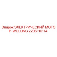 2205110114 ЭЛЕКТРИЧЕСКИЙ МОТОР-WOLONG Epiroc