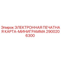 2900206300 ЭЛЕКТРОННАЯ ПЕЧАТНАЯ КАРТА-МИНИГРАММА Epiroc