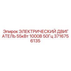 3716756135 ЭЛЕКТРИЧЕСКИЙ ДВИГАТЕЛЬ 55кВт 1000В 50Гц Epiroc