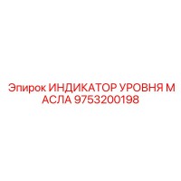 9753200198 ИНДИКАТОР УРОВНЯ МАСЛА Epiroc