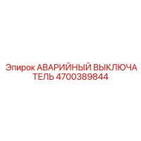 4700389844 АВАРИЙНЫЙ ВЫКЛЮЧАТЕЛЬ Epiroc