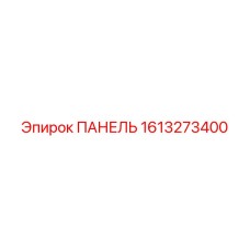 1613273400 ПАНЕЛЬ Epiroc