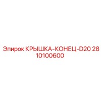2810100600 КРЫШКА-КОНЕЦ-D20 Epiroc