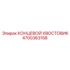 4700363158 КОНЦЕВОЙ ХВОСТОВИК Epiroc