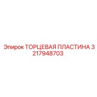 3217948703 ТОРЦЕВАЯ ПЛАСТИНА Epiroc