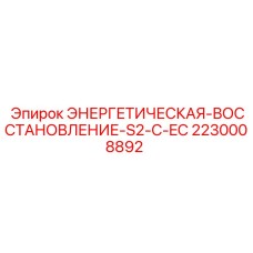 2230008892 ЭНЕРГЕТИЧЕСКАЯ-ВОССТАНОВЛЕНИЕ-S2-C-EC Epiroc
