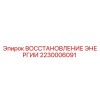 2230006091 ВОССТАНОВЛЕНИЕ ЭНЕРГИИ Epiroc