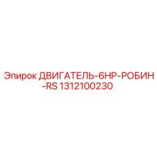1312100230 ДВИГАТЕЛЬ-6HP-РОБИН-RS Epiroc