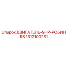 1312100231 ДВИГАТЕЛЬ-9HP-РОБИН-RS Epiroc