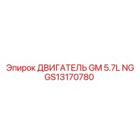 GS13170780 ДВИГАТЕЛЬ GM 5.7L NG Epiroc