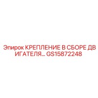 GS15872248 КРЕПЛЕНИЕ В СБОРЕ ДВИГАТЕЛЯ Epiroc