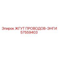57559403 ЖГУТ ПРОВОДОВ-ЭНГИ Epiroc