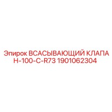 1901062304 ВСАСЫВАЮЩИЙ КЛАПАН-100-C-R73 Epiroc