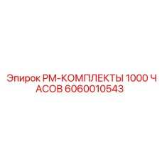 Сервисный набор для буровых установок после 1000 часов работы 6060010543