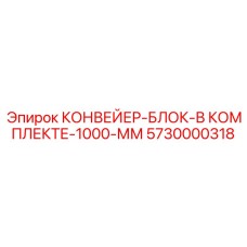 5730000318 КОНВЕЙЕР-БЛОК-В КОМПЛЕКТЕ-1000-ММ Epiroc