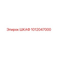 1012047000 ШКАФ Epiroc