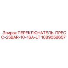 1089058657 ПЕРЕКЛЮЧАТЕЛЬ-ПРЕСС-25BAR-10-16A-LT Epiroc