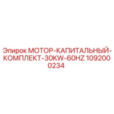 1092000234 МОТОР-КАПИТАЛЬНЫЙ-КОМПЛЕКТ-30KW-60HZ Epiroc