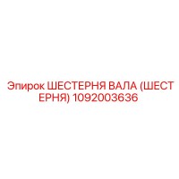 1092003636 Шестерня вала (Шестерня) Epiroc