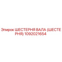 1092021654 ШЕСТЕРНЯ ВАЛА (ШЕСТЕРНЯ) Epiroc