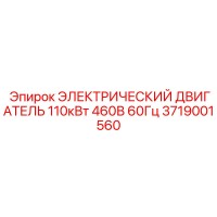 3719001560 ЭЛЕКТРИЧЕСКИЙ ДВИГАТЕЛЬ 110кВт 460В 60Гц Epiroc
