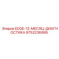 9753236995 EDGE-12-МЕСЯЦ-ДИАГНОСТИКА Epiroc